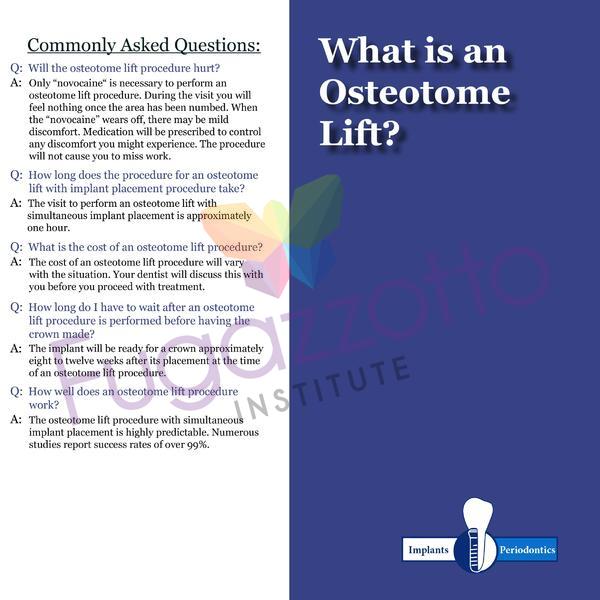 What is an Osteotome Lift